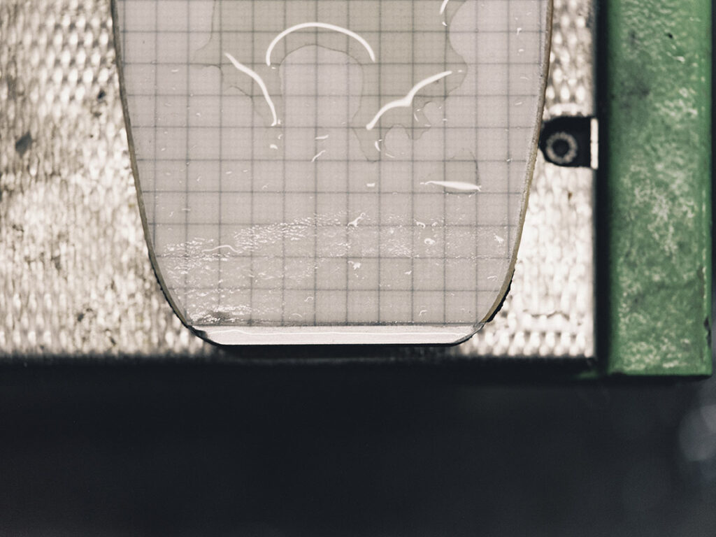 Encollage à l'atelier
