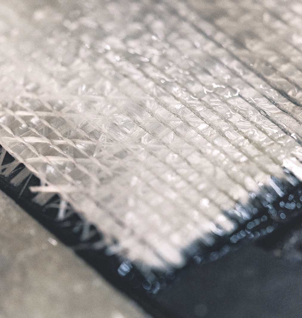 Tissu de verre triaxial